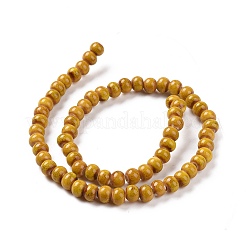 Fili di perline tonde ceramica fatto  mano &nbsp;PORC-L019-6mm-02