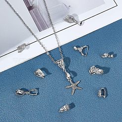 Filigrane crémaillère placage bélières pendentif en laiton &nbsp;KK-FH0001-64P