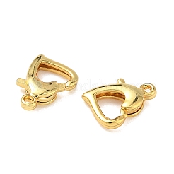 Сердце латуни омаров коготь застежками&nbsp;KK-H523-06G