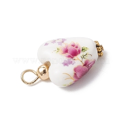 Подвески из фарфора ручной работы с принтом PALLOY-JF03972