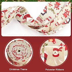 3 ruban en polyester à 3 styles sur le thème de Noël&nbsp;OCOR-BC0005-41B