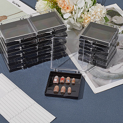 9 шт. пластиковый контейнер для хранения накладных ногтей&nbsp;CON-SP0001-15D