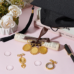 Наборы брошей в виде фоторамки из латуни&nbsp;JEWB-WR00003