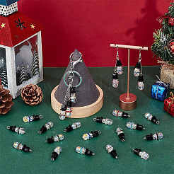 24шт 12 цвета граненые стеклянные подвески&nbsp;PALLOY-PH01807