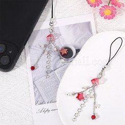 Мобильные ремни из стекла и акрила HJEW-SW00079-06