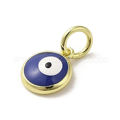 Латунь эмаль подвески&nbsp;KK-E092-13G-03