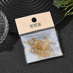 Латунные французские крючки с петлей&nbsp;XGR0002G-02G