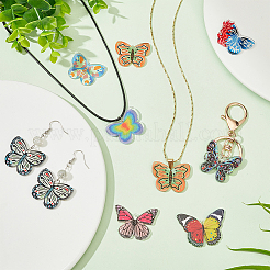 30шт 10 стиля акриловые подвески с принтом&nbsp;SACR-GA0001-05