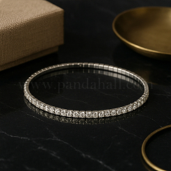 12 шт. 12-цветные браслеты-цепочки из сплава со стразами для женщин&nbsp;BJEW-HY0001-09