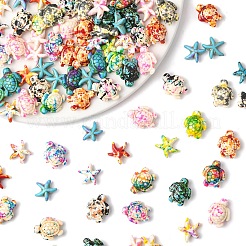 200шт. 20 стиля синтетических бирюзовых бусин&nbsp;G-YW0002-40