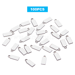 Dijes de etiqueta en blanco con estampado de acero inoxidable 304&nbsp;STAS-UN0006-69P