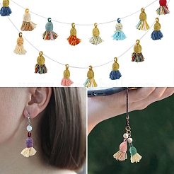 16 шт. 16-х цветные хлопковые подвески-кисточки&nbsp;FIND-YW0010-28