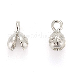 Платина латунные наконечники из бисера&nbsp;X-KK-N0002-04P