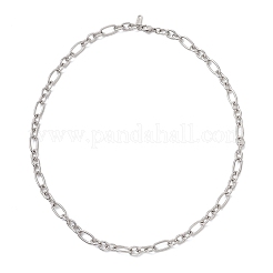 Женские цепочки Фигаро из нержавеющей стали 304 толщиной 7 мм&nbsp;NJEW-JN05925