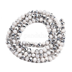 Гальванические непрозрачные стеклянные бусины&nbsp;LS-EGLA-A034-P4mm-M20