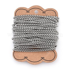 Cadenas de caja de acero inoxidable 304 de 3.28 pie que no se deslustran&nbsp;X-CHS-L017-07B