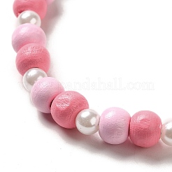 Комплект украшений из клена и акрила SJEW-C003-02R