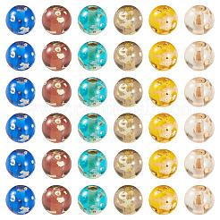 Picasso Backfarbe Glas Saatperlen Perlen&nbsp;SEED-TA0001-61D