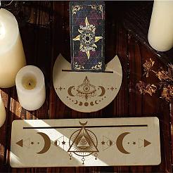 2 Stück 2 Stile Naturholz-Kartenständer für Tarot&nbsp;DJEW-GF0001-33I