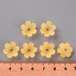 Матовые акриловые колпачки из бисера MACR-S371-07A-719