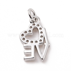 Латунные микро проложить кубического циркония подвески KK-C012-05P