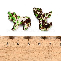 Teints perles synthétiques turquoise brins&nbsp;GG-CBAAE19-04A
