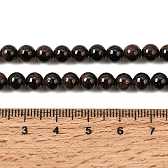 天然ガーネットジェムストーンビーズ連売り  ラウンド  6mm  穴：1mm  約58個/連  14.9インチ&nbsp;X-G-R263-6mm