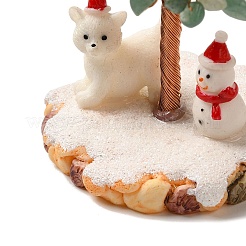 Weihnachten natürliche grüne Aventurin Chips Baumschmuck&nbsp;DJEW-K028-01E