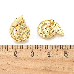 Серьги-гвоздики из циркония EJEW-P303-03G