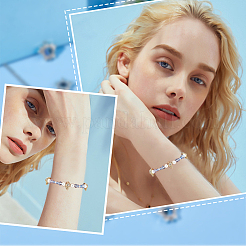 8 шт. латунные бусины из микрофибры класса ААА из кубического циркония&nbsp;ZIRC-BBC0003-22