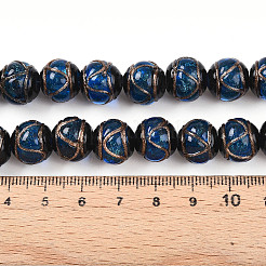 Бусины ручной работы бусины золотого песка LAMP-N026-01D