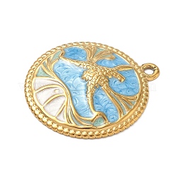 Подвески из нержавеющей стали 304 с эмалью&nbsp;LS-STAS-A092-01B-G