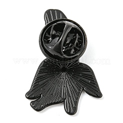 Броши с эмалью из бананового сплава AJEW-Z023-11EB