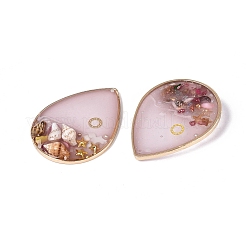 Anhänger aus Messing und Epoxidharz&nbsp;KK-Q082-03KCG-01