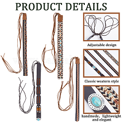 4 шт. 4 стиля хрустальный ремень для ковбойской шляпы в юго-западном стиле со стразами DIY-CP0009-18