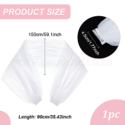 Châle en maille de mariée en polyester&nbsp;FIND-WH0160-65A