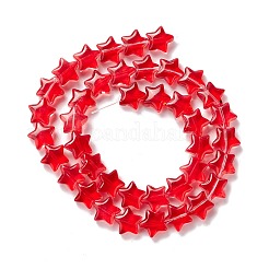 Прозрачный стеклянный бисер нить&nbsp;GLAA-K057-01D