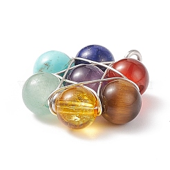 Природные и синтетические смешанные каменные подвески PALLOY-TA00003-01