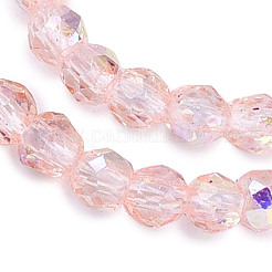 Chapelets de perles en verre transparente  &nbsp;LS-EGLA-N028-01A-A10
