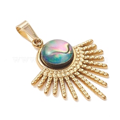 Pendentifs en paua naturel&nbsp;PALLOY-JF05227-01