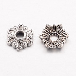 6 -petal tibetischen Stil Legierung Kornkappe&nbsp;TIBE-O004-46AS-LF