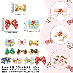 10 шт. 10 стиля эмалевых бусин из нержавеющей стали 304&nbsp;STAS-YW0003-65