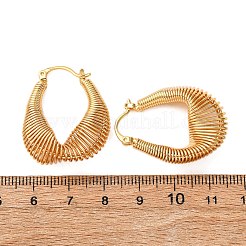 Серьги-кольца из латунных самородков EJEW-A143-11G