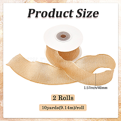 Rubans en organza de coton&nbsp;SRIB-WH20020-047B
