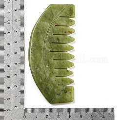 Peines de masaje de jade natural xiuyan&nbsp;AJEW-K045-01A