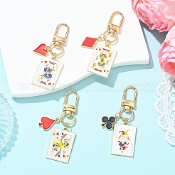 4 pendentif décoratif en alliage émaillé&nbsp;HJEW-YW00379