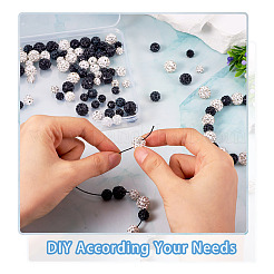 120 шт. 6 вида страз в форме диско-шара&nbsp;RB-TA0001-14