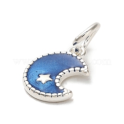 925 подвеска из стерлингового серебра с синей эмалью STER-C014-02D-S