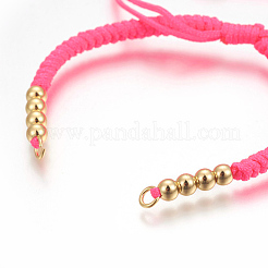 Fabrication de bracelets de perles tressées en nylon&nbsp;BJEW-F360-F11