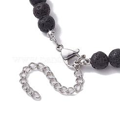 Ожерелья с драгоценными камнями чакры NJEW-JN04915